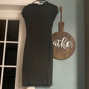 Gray Bodycon Dress